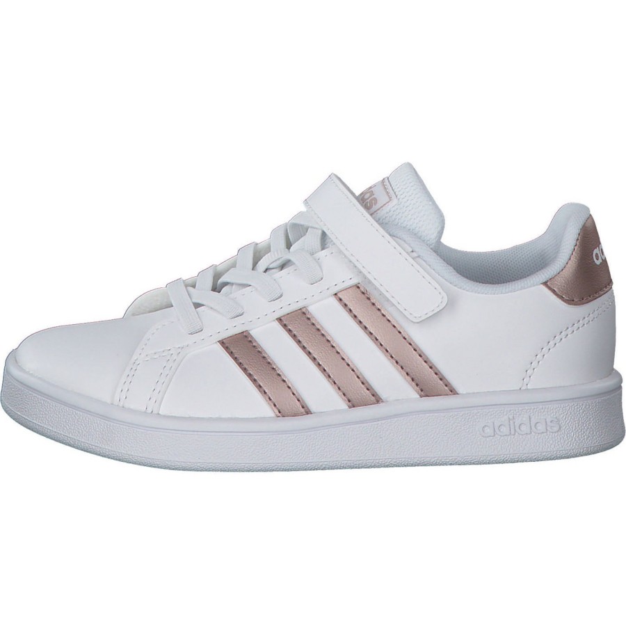 Kinder adidas core | Adidas Core Grand Court C, Sneakers Low, Kinder, Weiu00Df (Ftwwht/Coppmt)