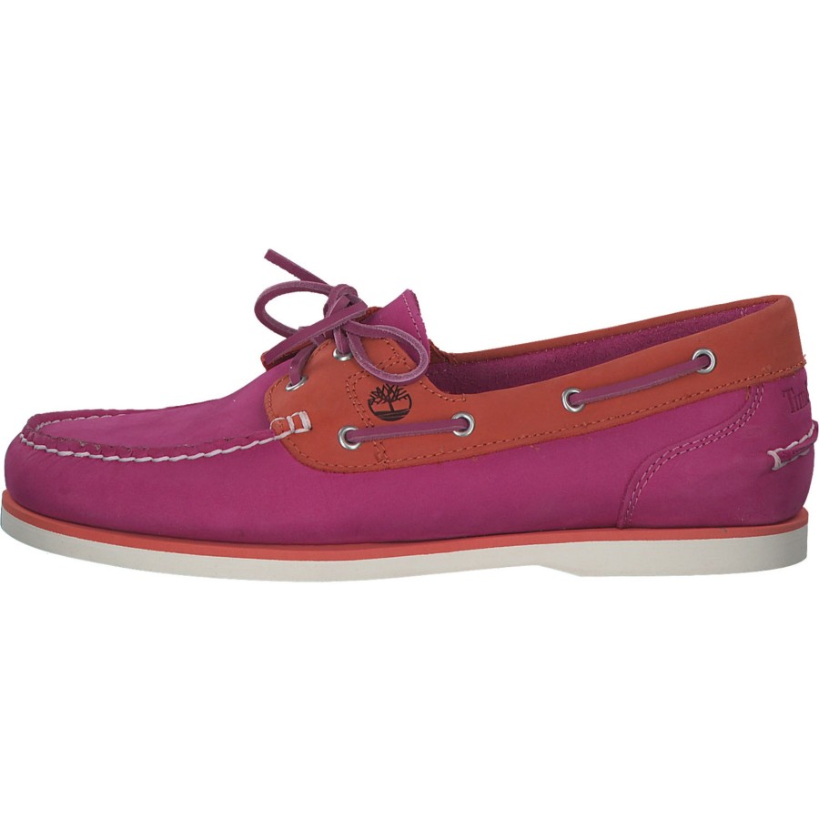 Damen Timberland | Timberland Classic Boat Amherst 2 Eye, Mokassins, Damen, Bright Pink