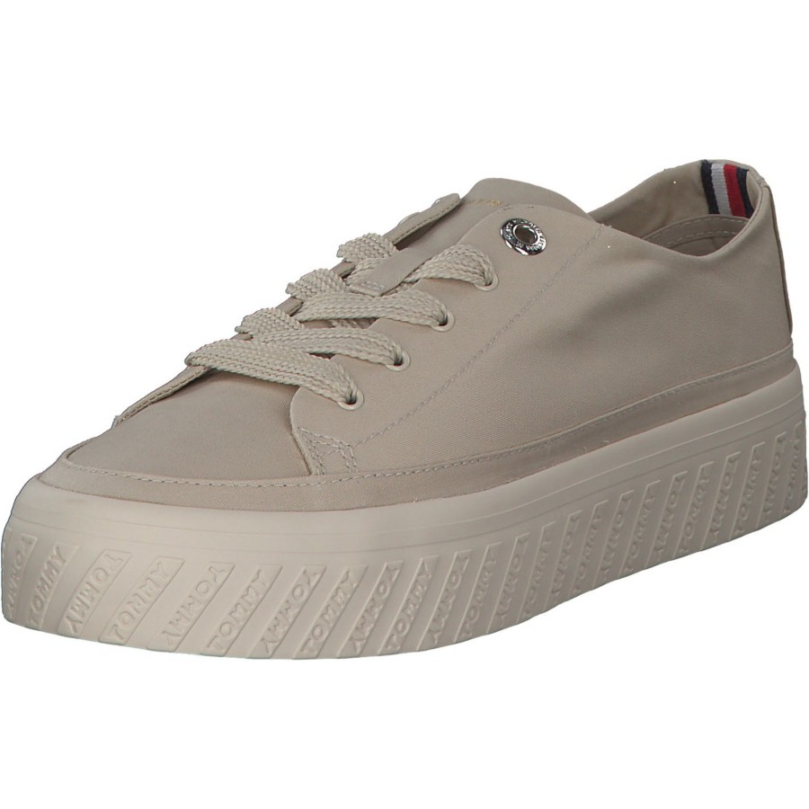 Damen Tommy Hilfiger | Tommy Hilfiger Fw0Fw06460, Sneakers Low, Damen, Beige