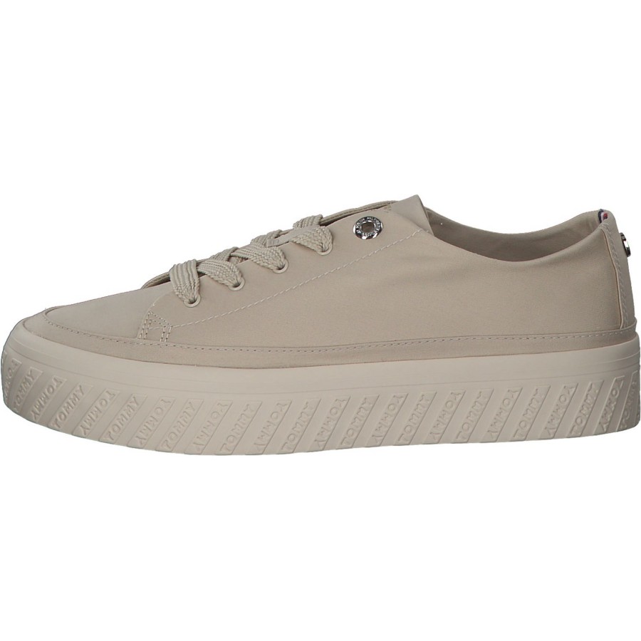 Damen Tommy Hilfiger | Tommy Hilfiger Fw0Fw06460, Sneakers Low, Damen, Beige