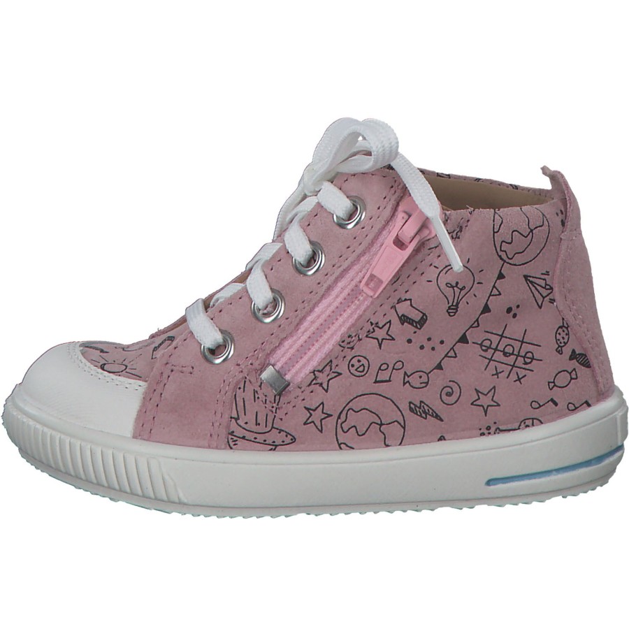 Kinder Superfit | Superfit Moppy 00362, Lauflernschuhe, Kinder, Rosa/Weiu00Df