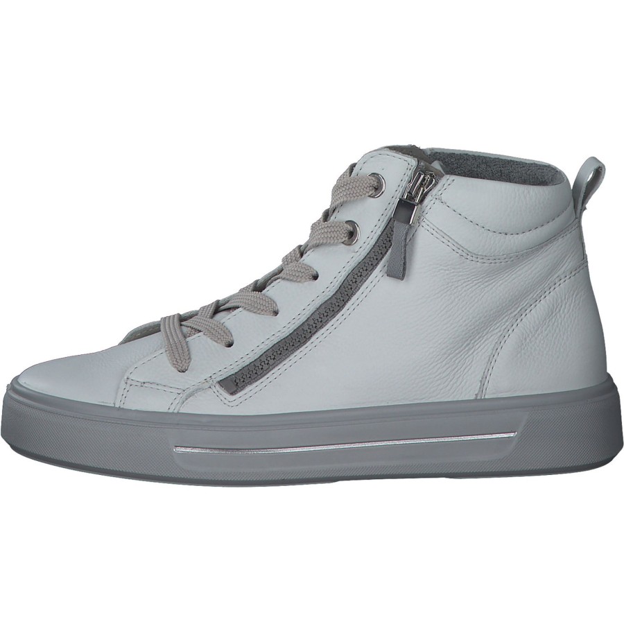 Damen Ara | Ara Courtyard 2.0 27404, Sneakers High, Damen, Nebbia/Grau/Silber