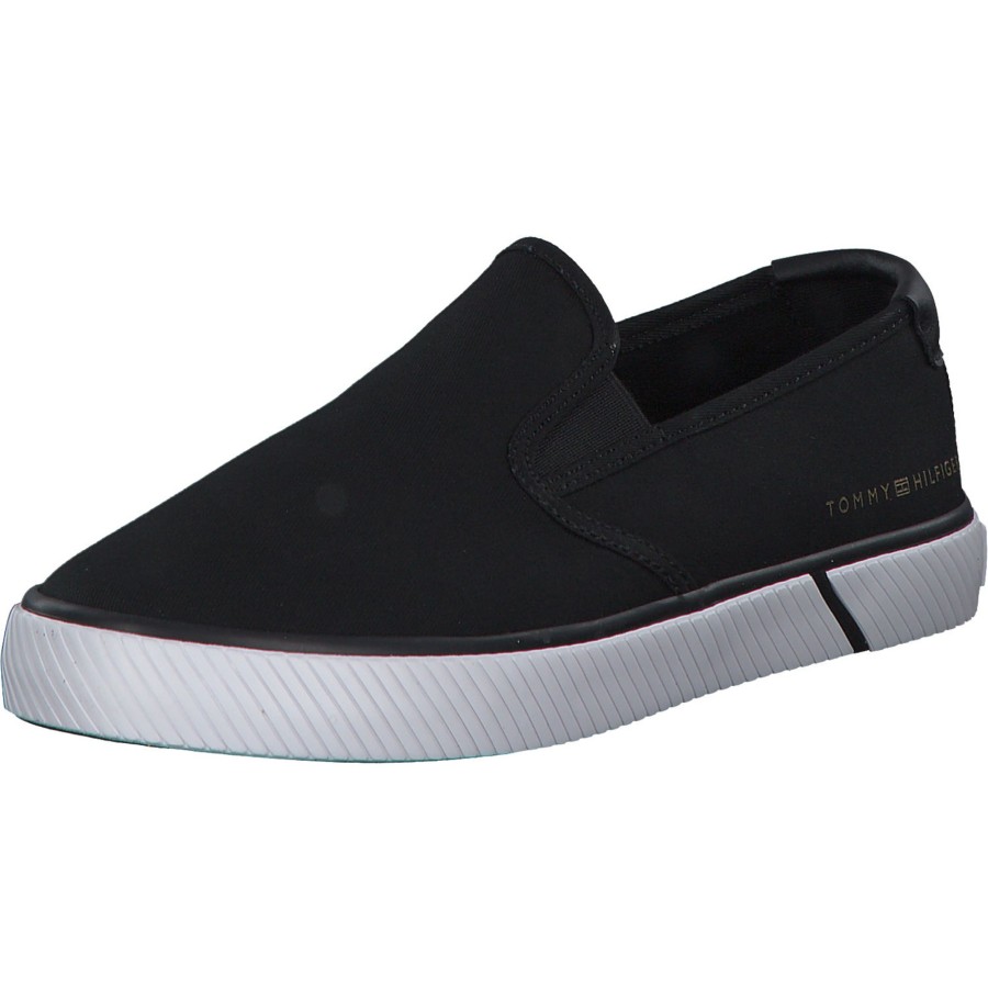 Damen Tommy Hilfiger | Tommy Hilfiger Fw0Fw07249, Slipper, Damen, Black