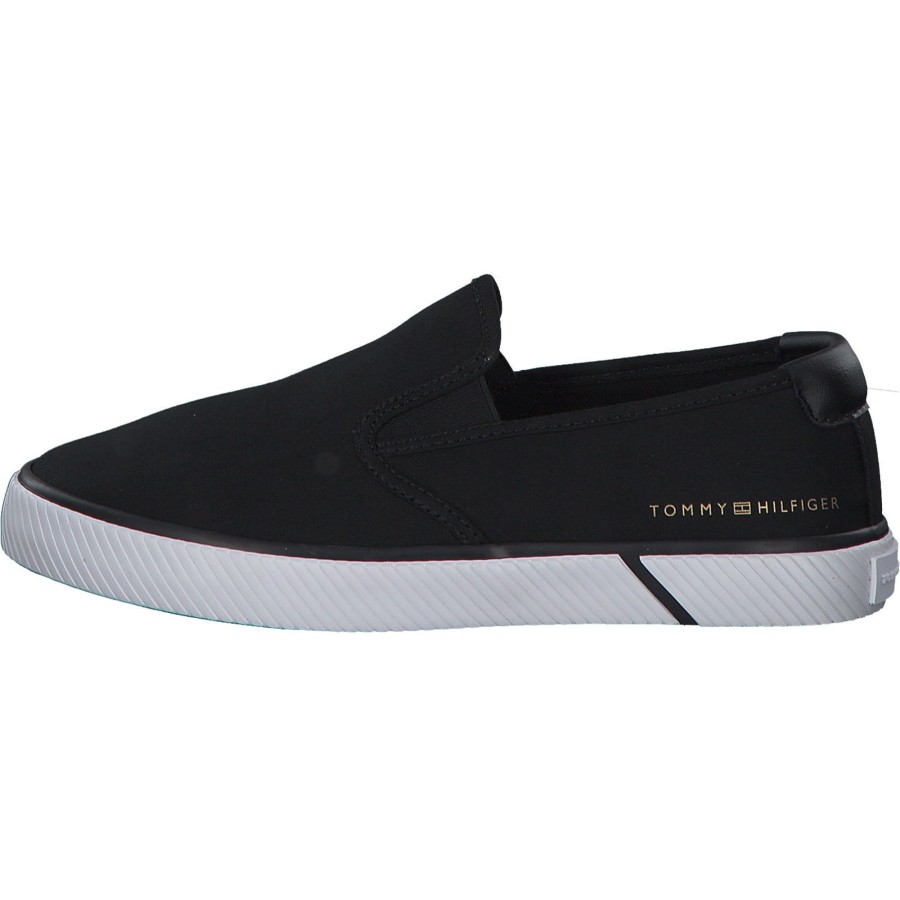 Damen Tommy Hilfiger | Tommy Hilfiger Fw0Fw07249, Slipper, Damen, Black