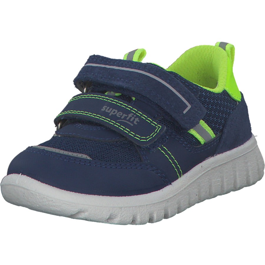 Kinder Superfit | Superfit Sport7 Mini 06203 M, Sneakers Low, Kinder, Blau/Gelb