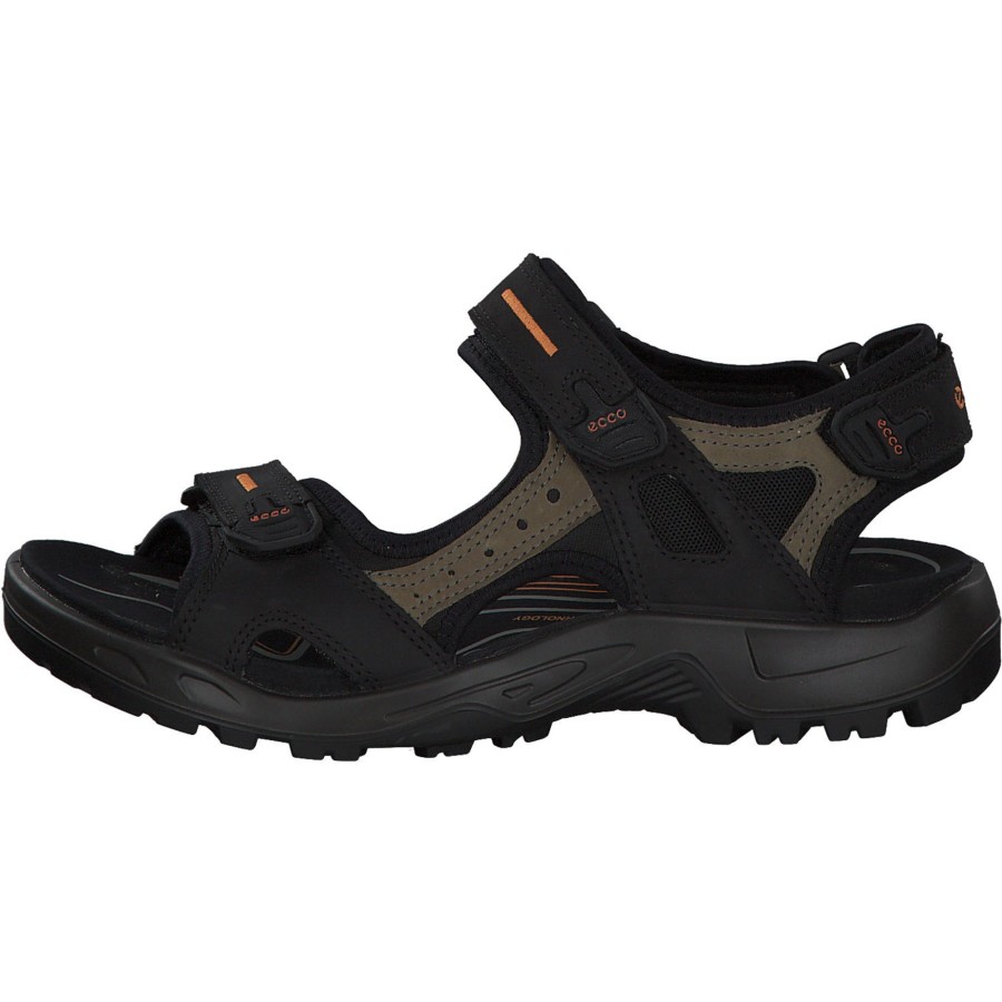 Herren Ecco | Ecco Offroad 069564, Klassische Sandalen, Herren, Schwarz (Black/Mole/Black)