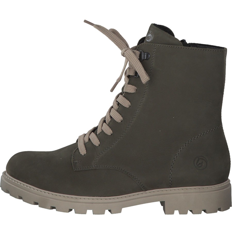 Damen Remonte | Remonte D8479, Schnu00Fcrstiefeletten, Damen, Moor