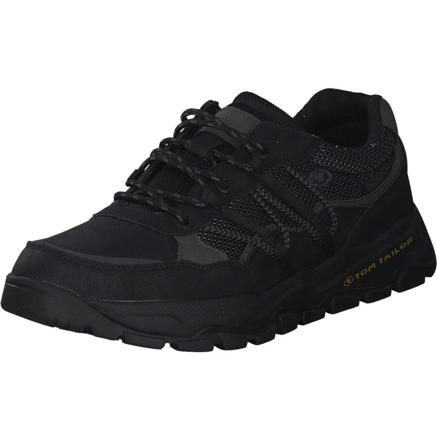 Herren Tom Tailor | Tom Tailor 4283102, Sneakers Low, Herren, Black Black