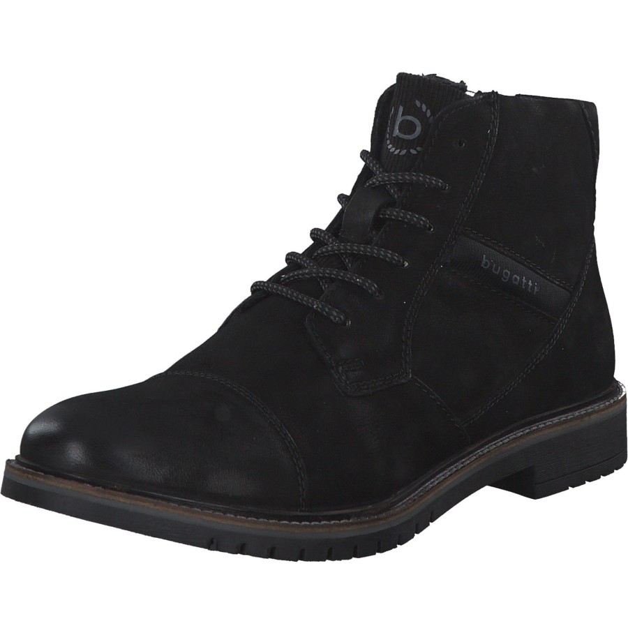 Herren Bugatti | Bugatti Caj 8373A, Schnu00Fcrstiefeletten, Herren, Schwarz