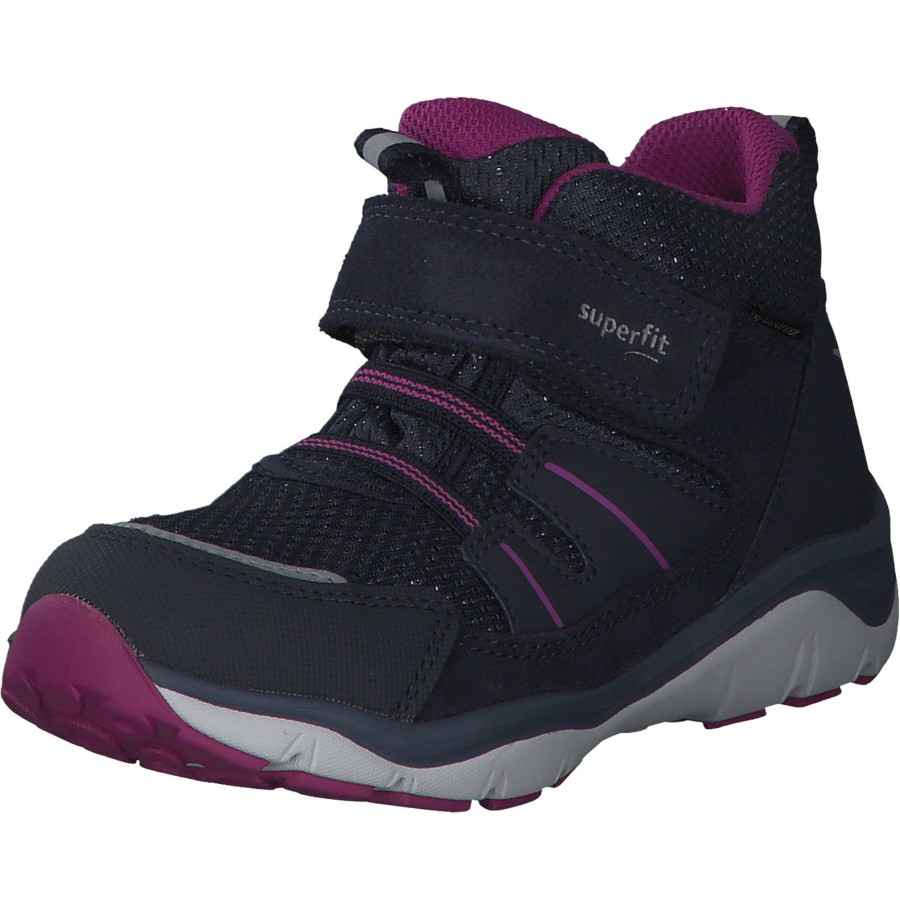 Kinder Superfit | Superfit Sport5 00247, Stiefeletten (Kinder), Kinder, Blau/Pink