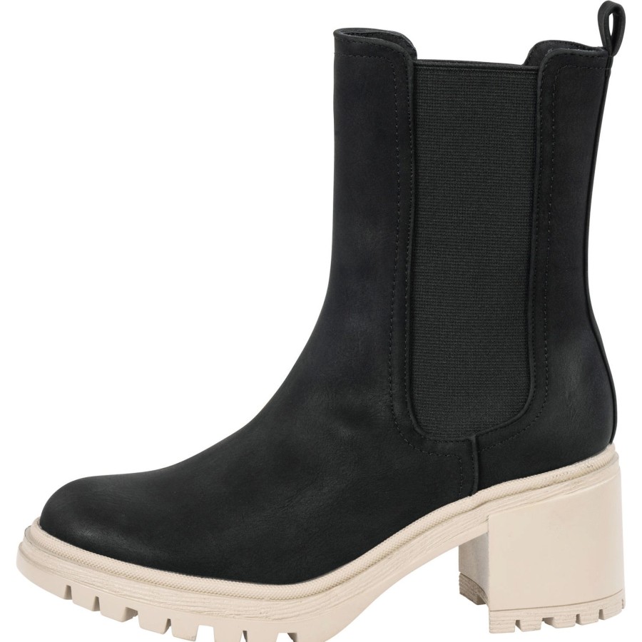 Damen Palado | Palado Thasos 018-1401, Chelsea Boots, Damen, Schwarz/Cream