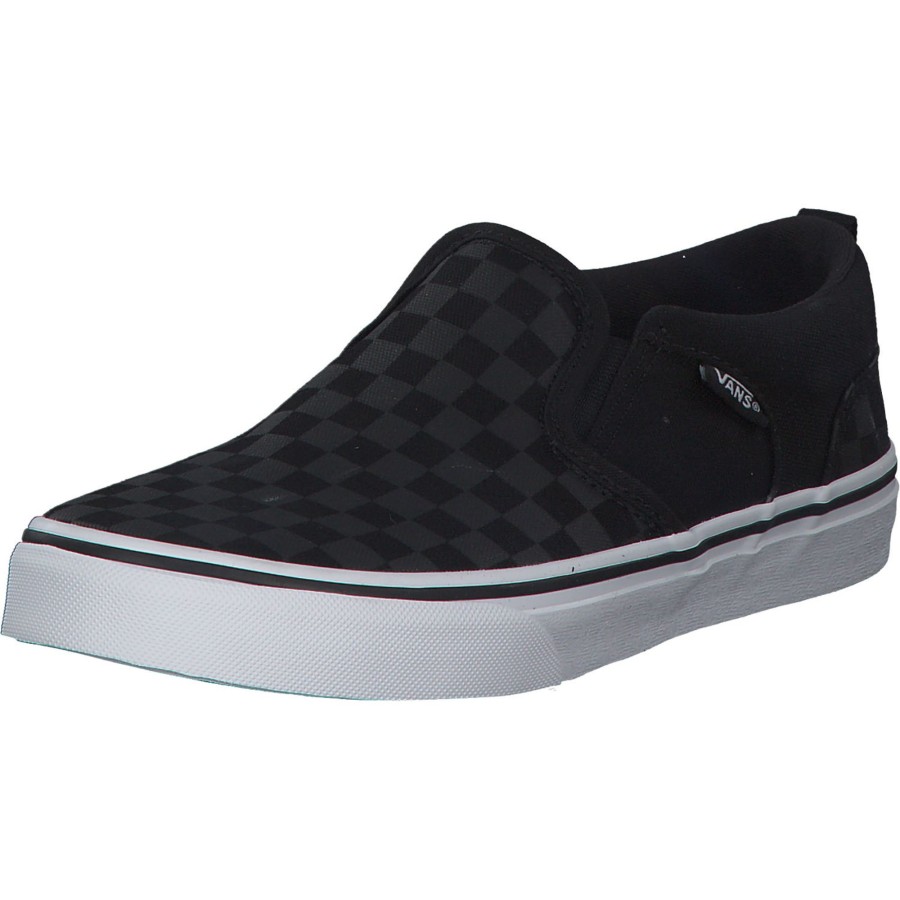 Kinder Vans | Vans Asher Checkers Vn000Vh0, Sneakers Low, Kinder, Schwarz