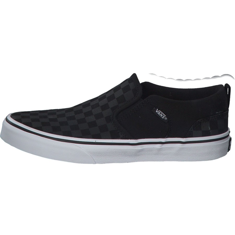 Kinder Vans | Vans Asher Checkers Vn000Vh0, Sneakers Low, Kinder, Schwarz