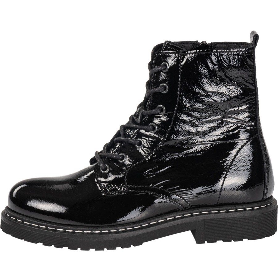 Damen Palado | Palado Biak, Schnu00Fcrstiefel, Damen, Schwarz (Glanz)