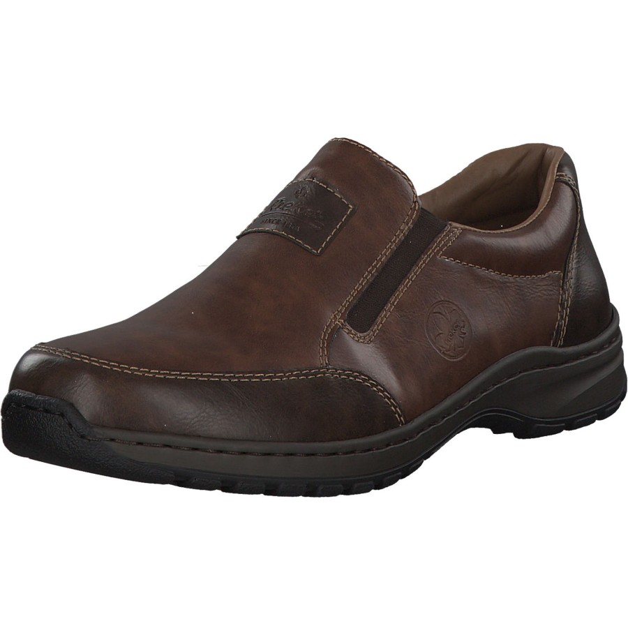 Herren Rieker | Rieker 03354, Komfort-Slipper, Herren, Braun (Toffee/Wood)