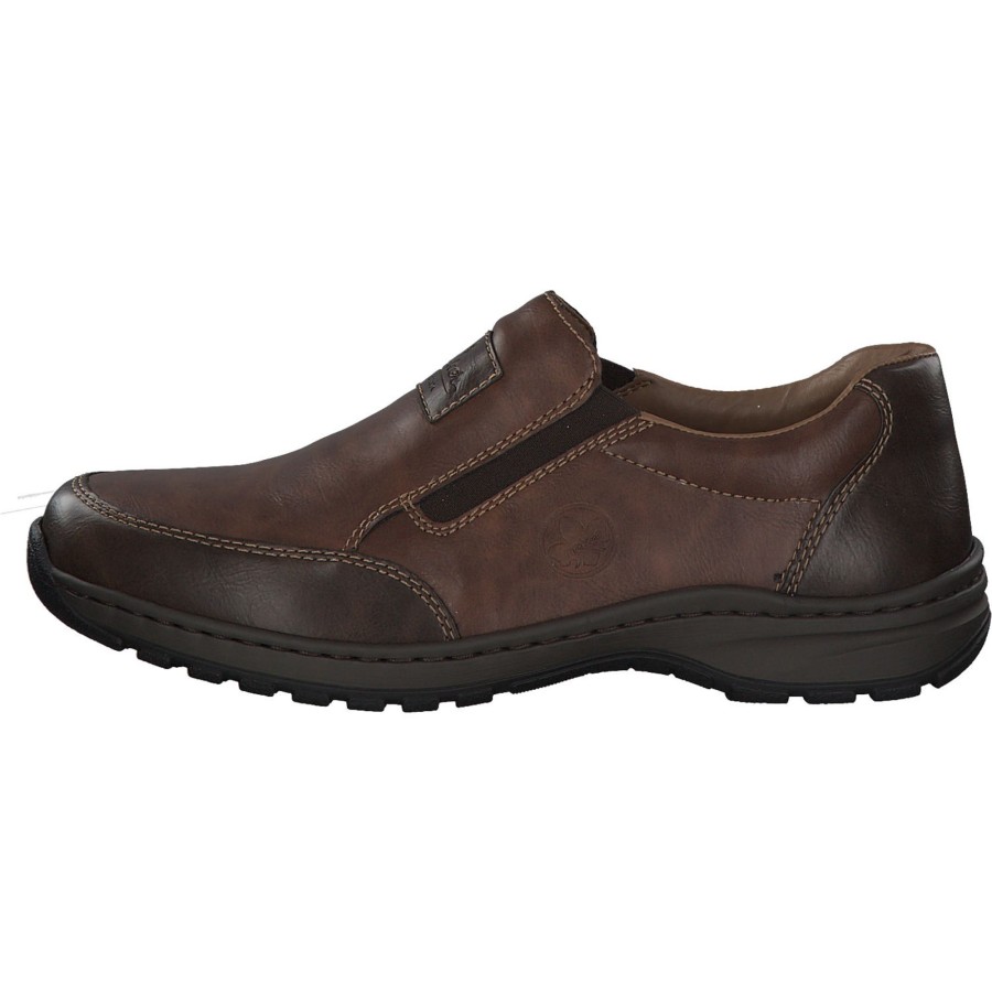 Herren Rieker | Rieker 03354, Komfort-Slipper, Herren, Braun (Toffee/Wood)