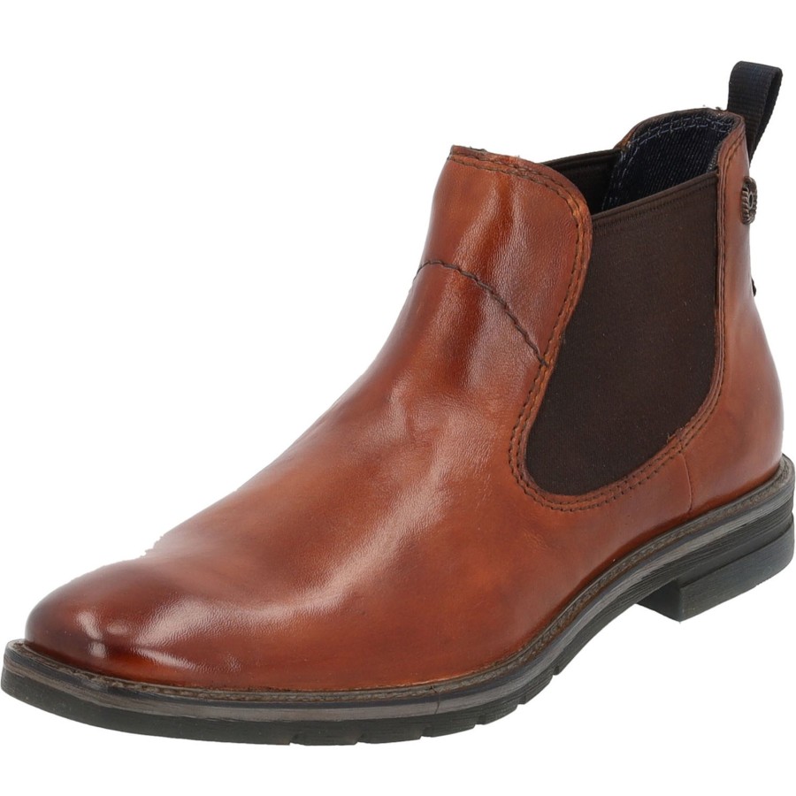 Herren Bugatti | Bugatti Merlo A9E63, Chelsea Boots, Herren, Cognac