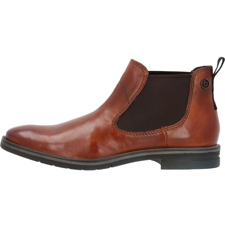 Herren Bugatti | Bugatti Merlo A9E63, Chelsea Boots, Herren, Cognac